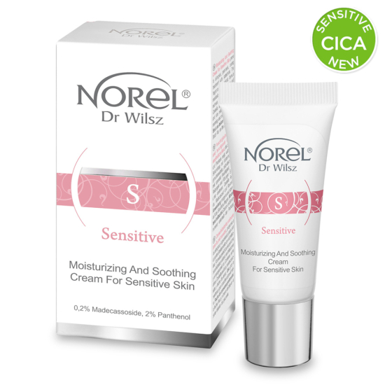 NOREL SENSITIVE KREM NAWILŻAJĄCO -ŁAGODZĄCY DO CERY WRAŻLIWEJ 15ML DS526
